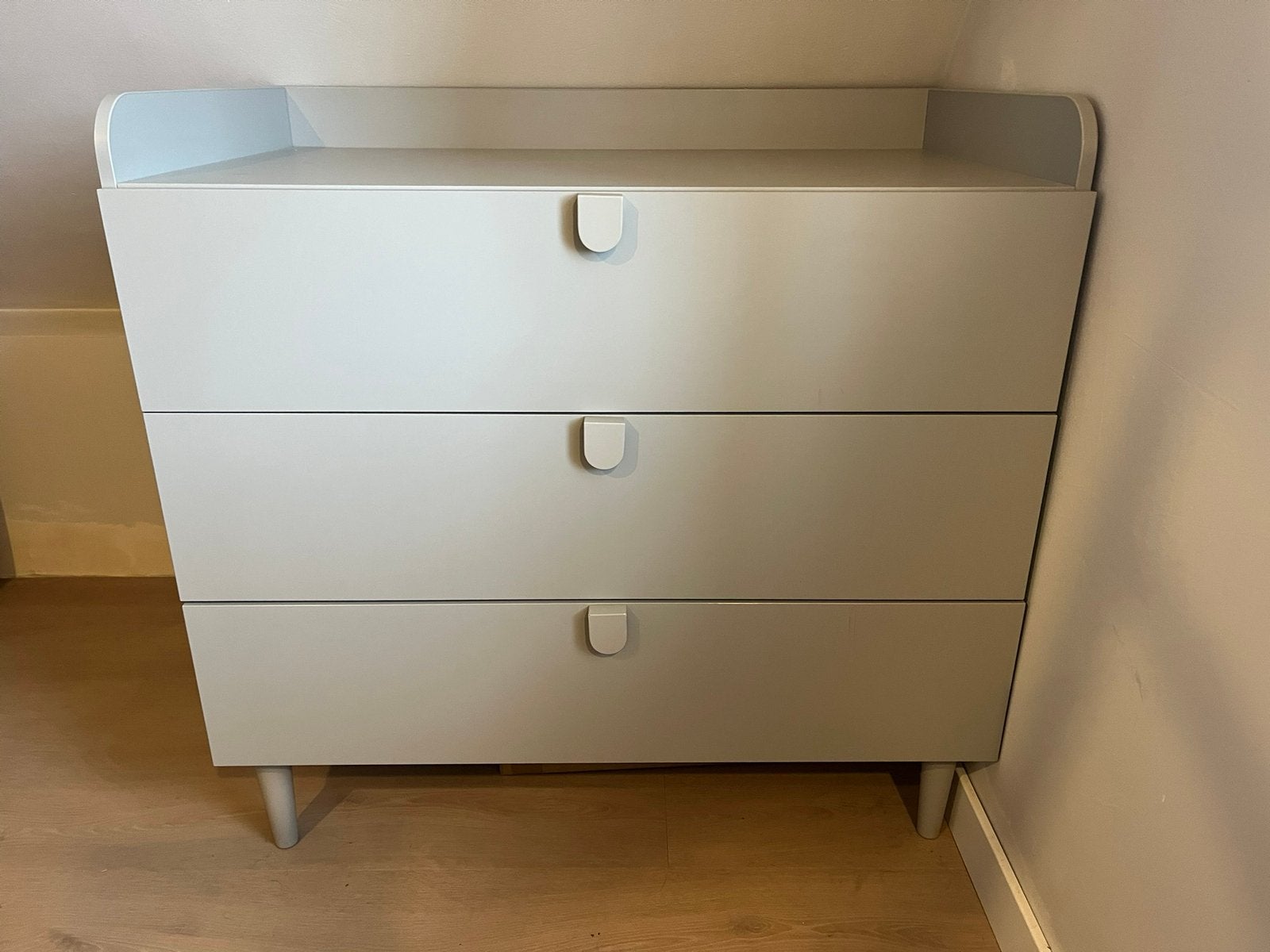 Commode grijs Petite Amelie, Ophalen, 50 tot 70 cm, 100 cm of meer, 90 tot 105 cm