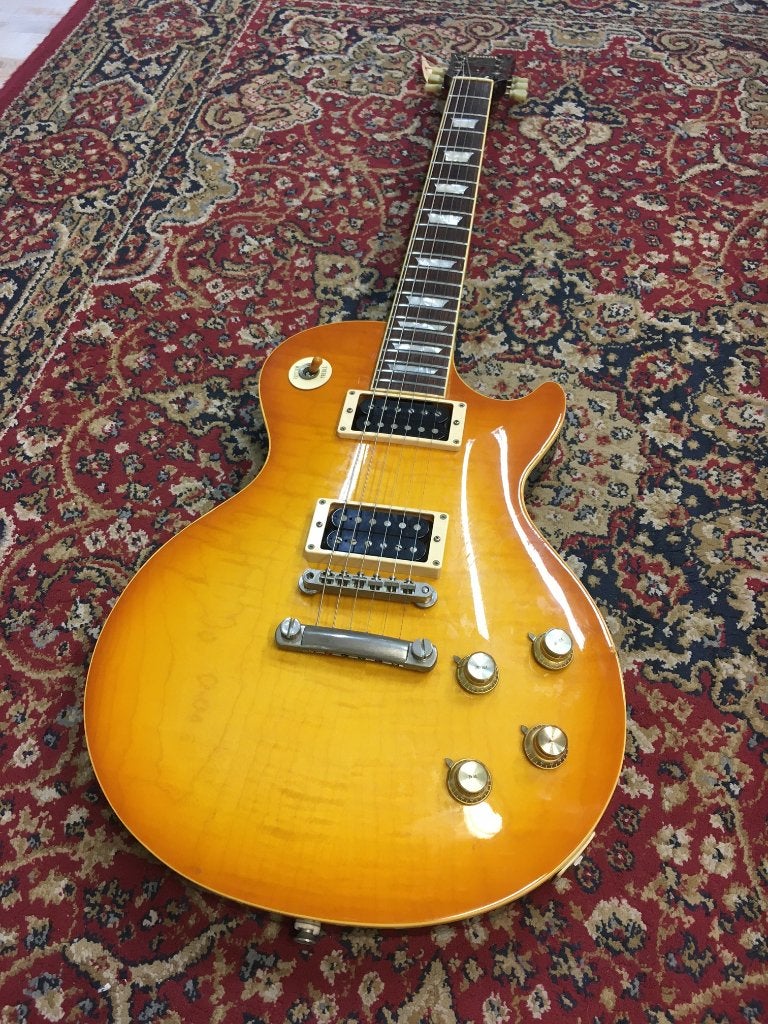 1994 Burny LG-75 GR Slash model, Ophalen, Gebruikt, Solid body, Overige merken