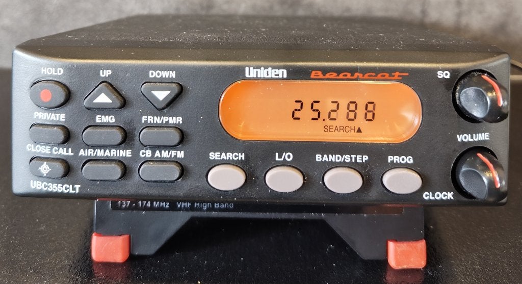 Uniden Bearcat 355CLT Geheel compleet met verpakkings doos, Ophalen of Verzenden, Zo goed als nieuw