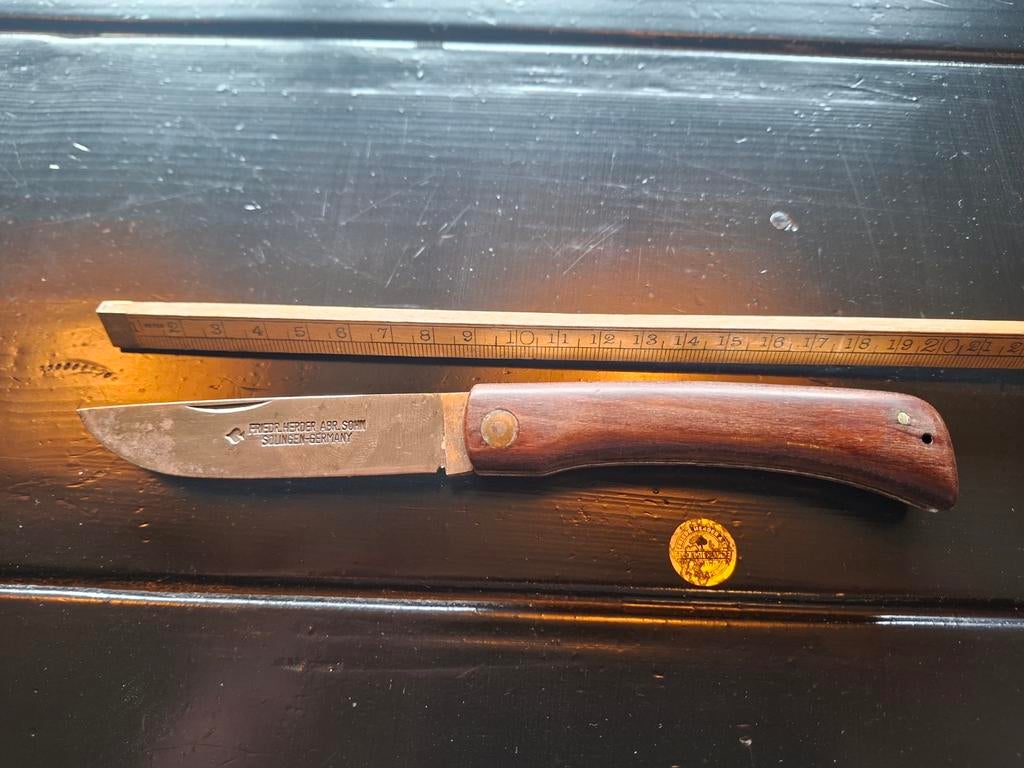 Vintage Friedrich Herder Solingen zakmes., Ophalen of Verzenden