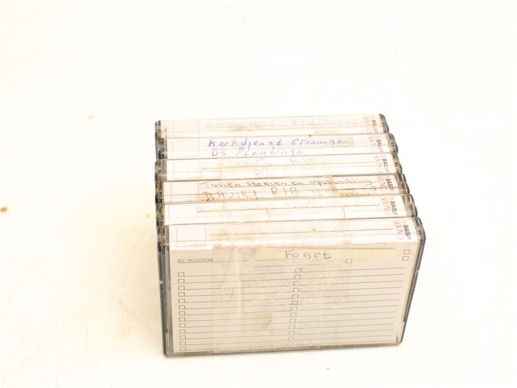 6 Basf cassettebandjes 31434, Ophalen of Verzenden, Gebruikt, Overige genres, 1 bandje