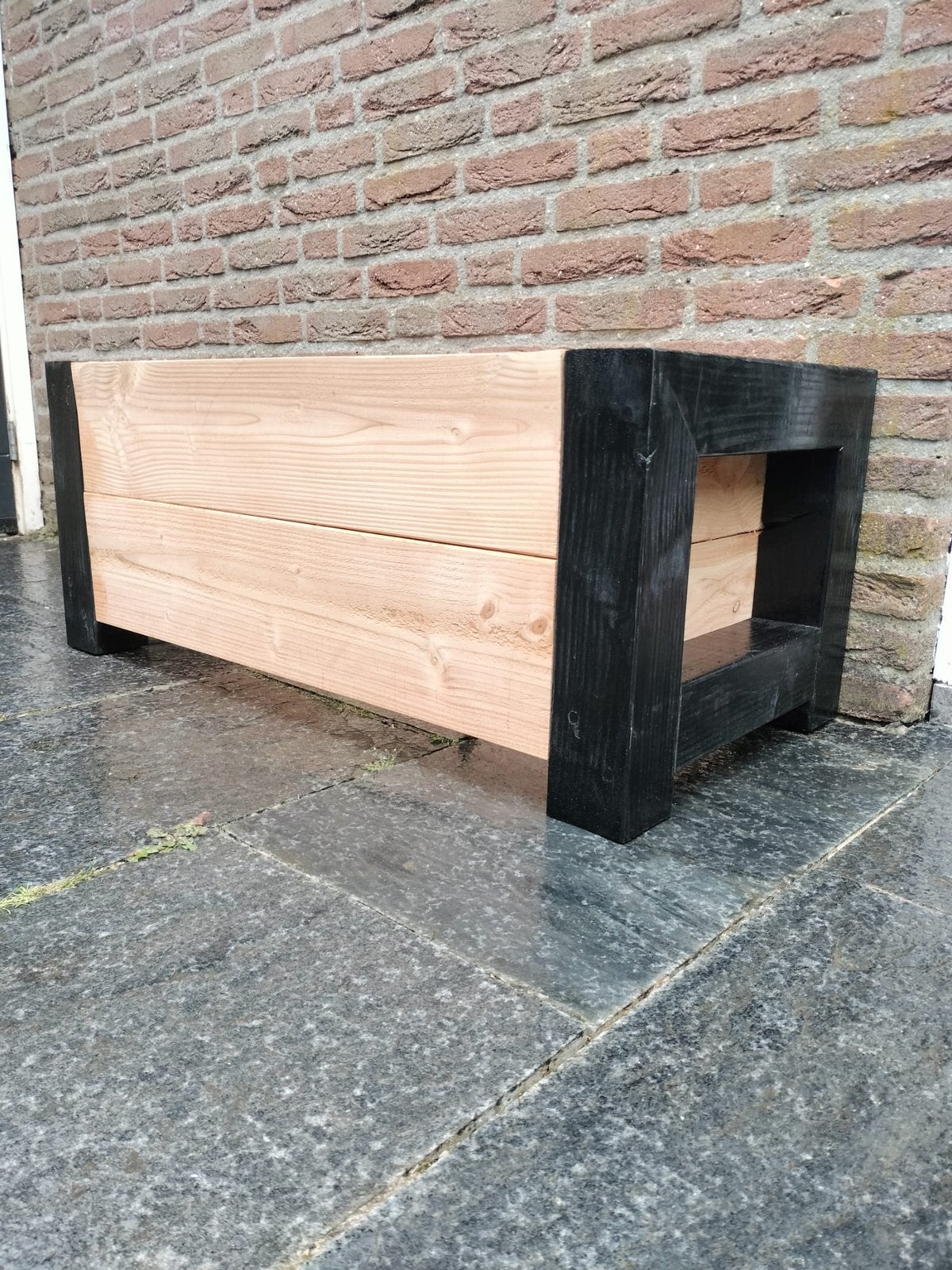 Nieuw robuuste plantenbak van douglashout., Tuin en Terras, Ophalen, Nieuw, Rechthoekig, Hout
