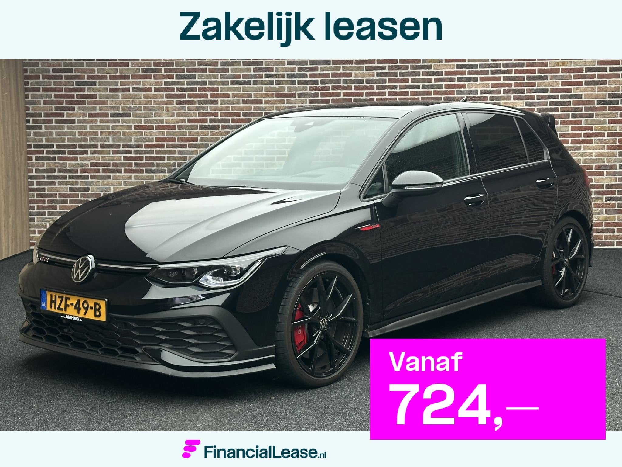 Volkswagen Golf 2.0 TSI GTI Clubsport Panorama Headup Harman, Stof, Euro 6, 4 cilinders, Zwart