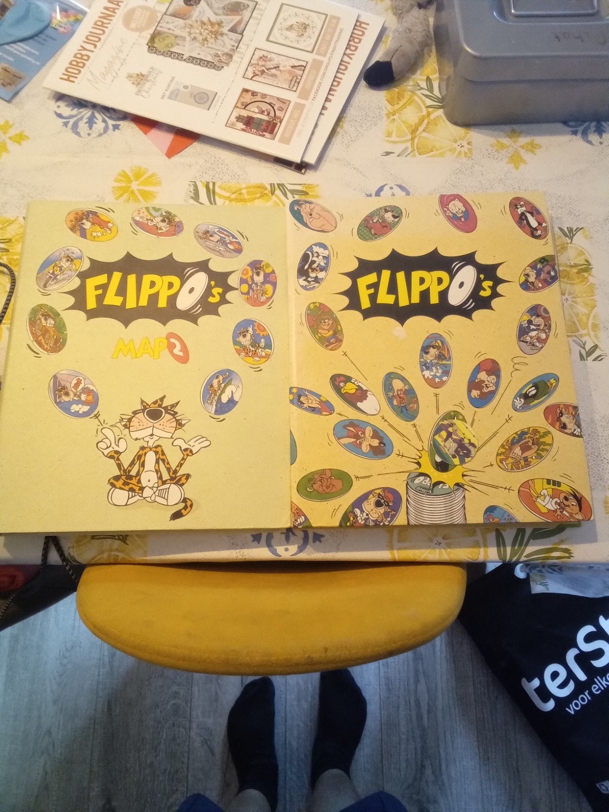 Flippo's Map 2 - Niet compleet, Ophalen of Verzenden, Map, Album of Poster, Met verzamelmap(pen)