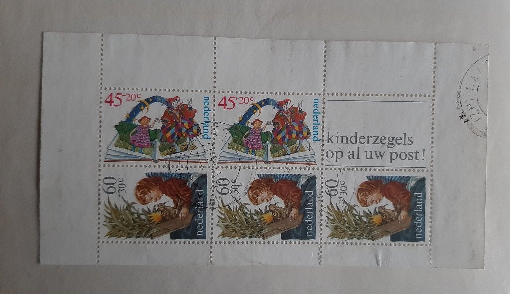 1980 Nederland Kinderpostzegels blok NVPH 1214 Gestempeld, Ophalen, Gestempeld