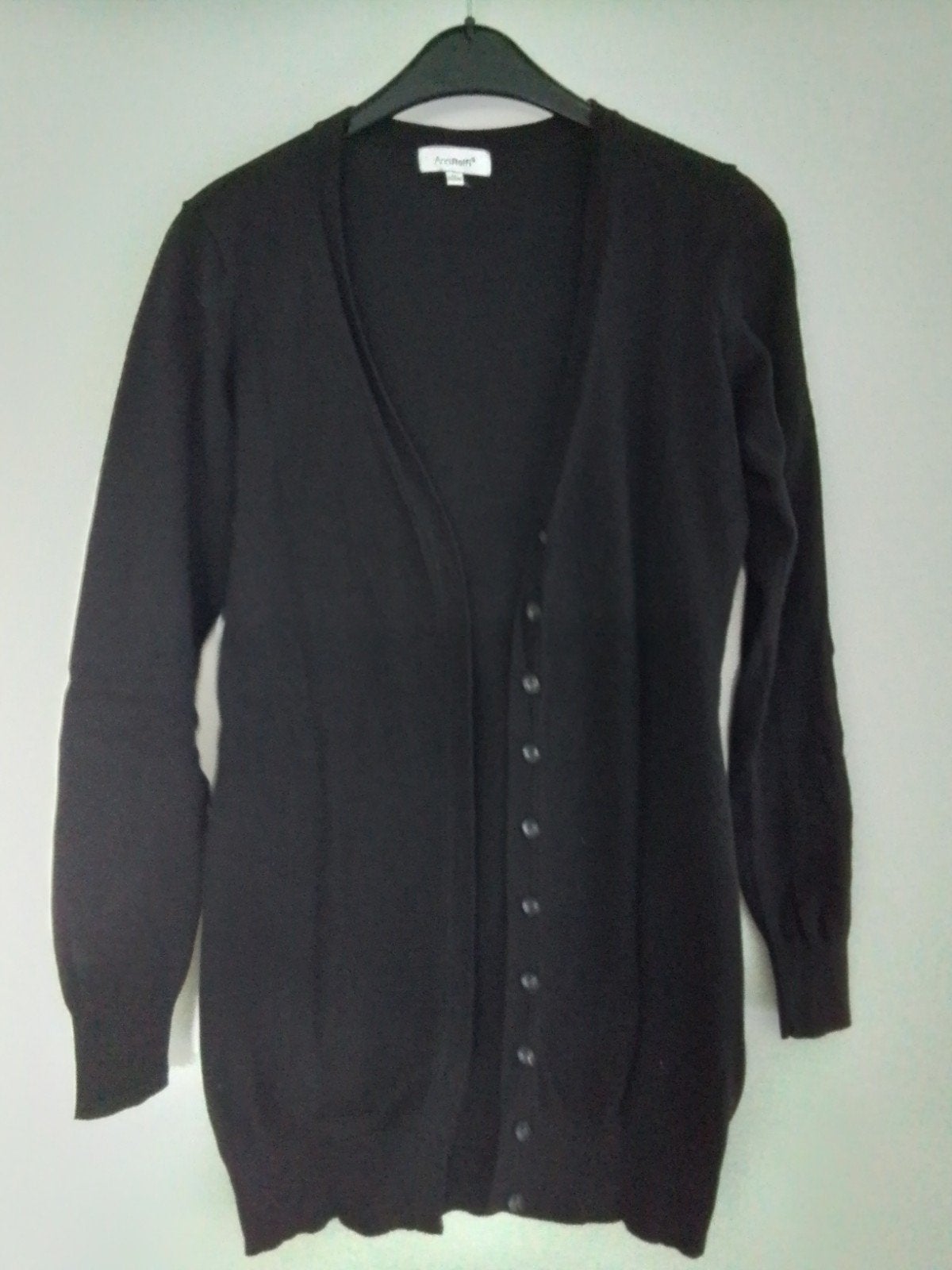 zwart vest mt M, Ophalen of Verzenden, Zo goed als nieuw, Maat 38/40 (M), Zwart