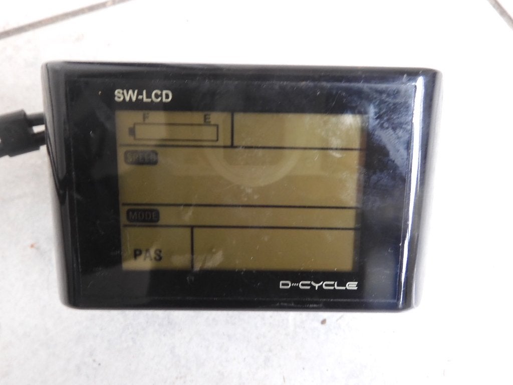 Goed werkende display voor een D-Cycle met bedieningspaneel, Ophalen, Gebruikt