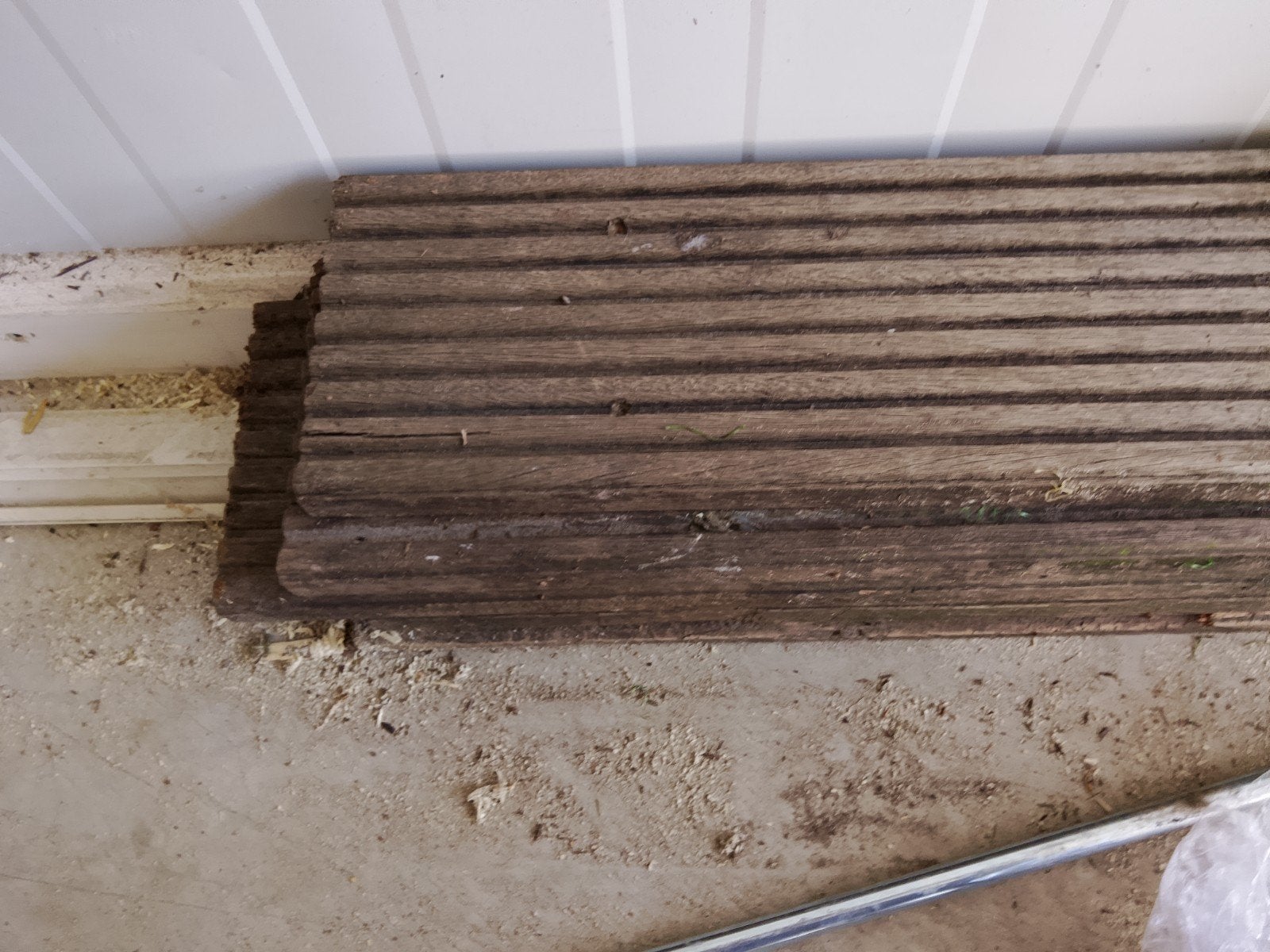 Gebruikte vlonderplanken hardhout, Ophalen, Gebruikt, Hout