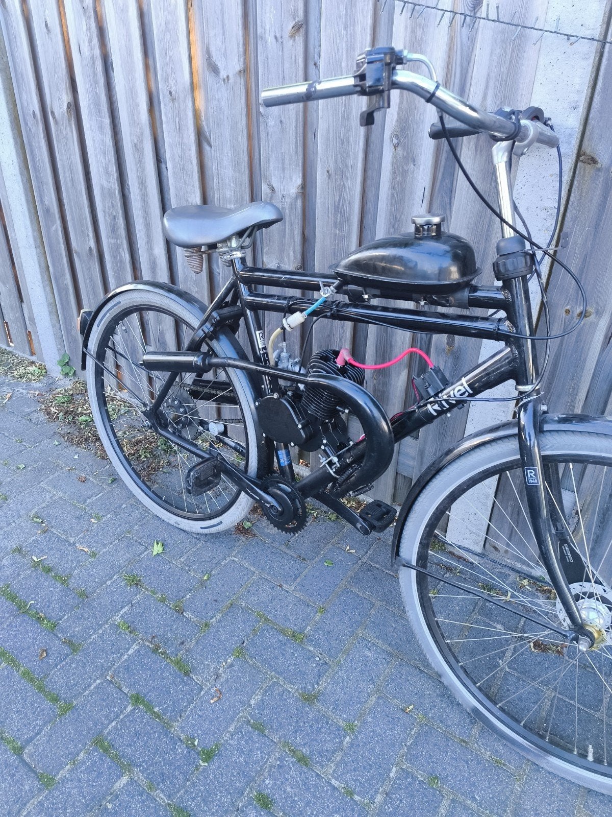 80cc fiets kit, Ophalen, Zo goed als nieuw, Schijfrem