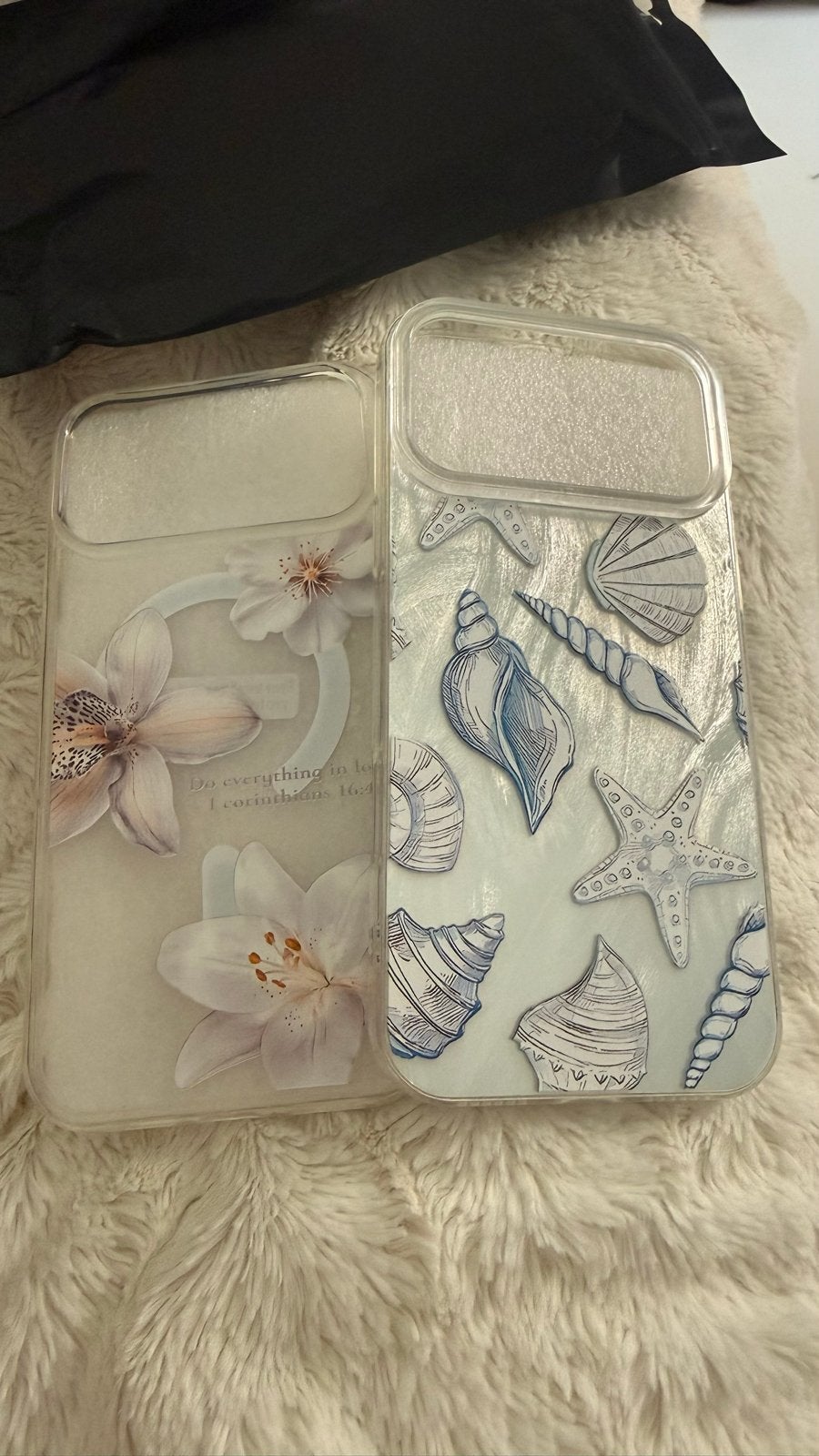2x iPhone 17 Pro Max Hoesjes - Bloemen & Schelpen Design, Kunststof, IPhone 17, Overige merken, Nieuw