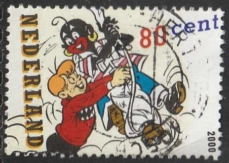 Nederland 2000 1922 Sjors&Sjimmie ballon, Gest Den Bosch, Postzegels en Munten, Postzegels | Nederland, Ophalen of Verzenden, Na 1940