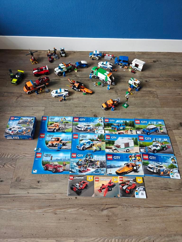 Grote collectie LEGO City met boekjes, Ophalen of Verzenden, Gebruikt, Overige typen