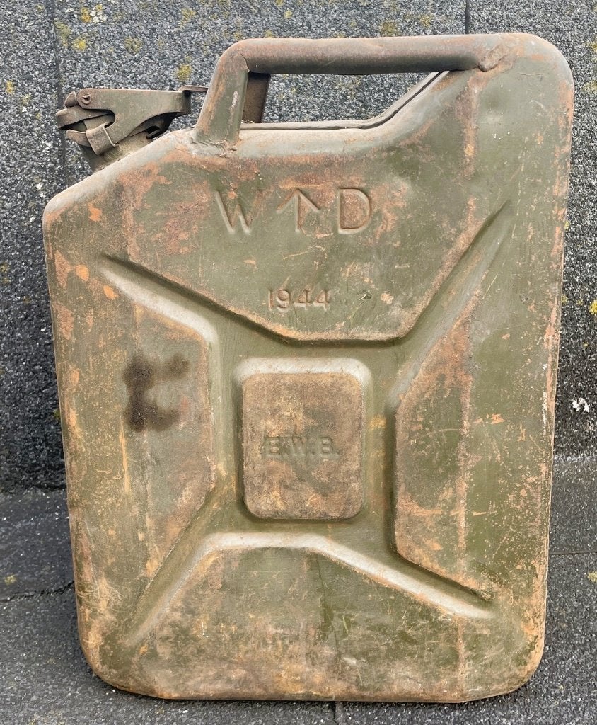 Jerrycan - British Army - uit de 2e wereldoorlog - 1944, Verzamelen, Ophalen of Verzenden, Landmacht, Engeland