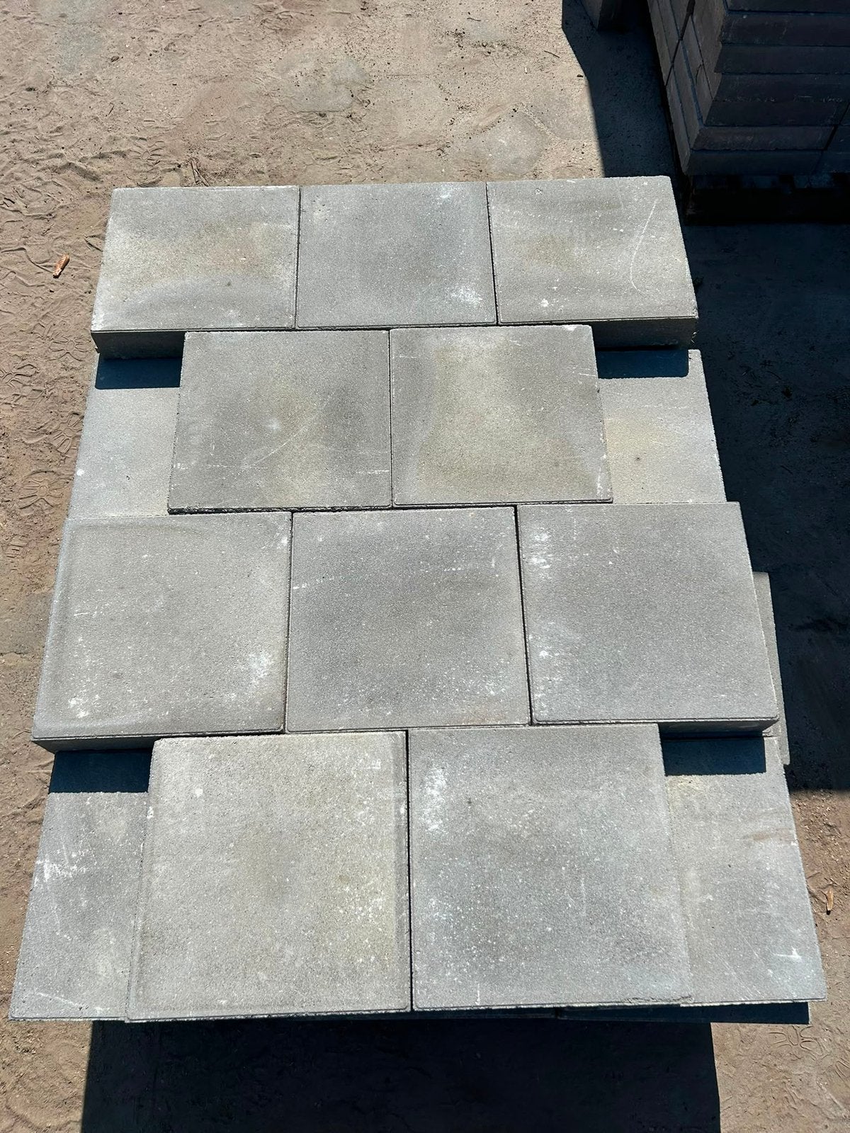 Beton tegels zgan 6 cm dik, Tuin en Terras, Tegels en Klinkers, Ophalen, Zo goed als nieuw, Beton, Terrastegels