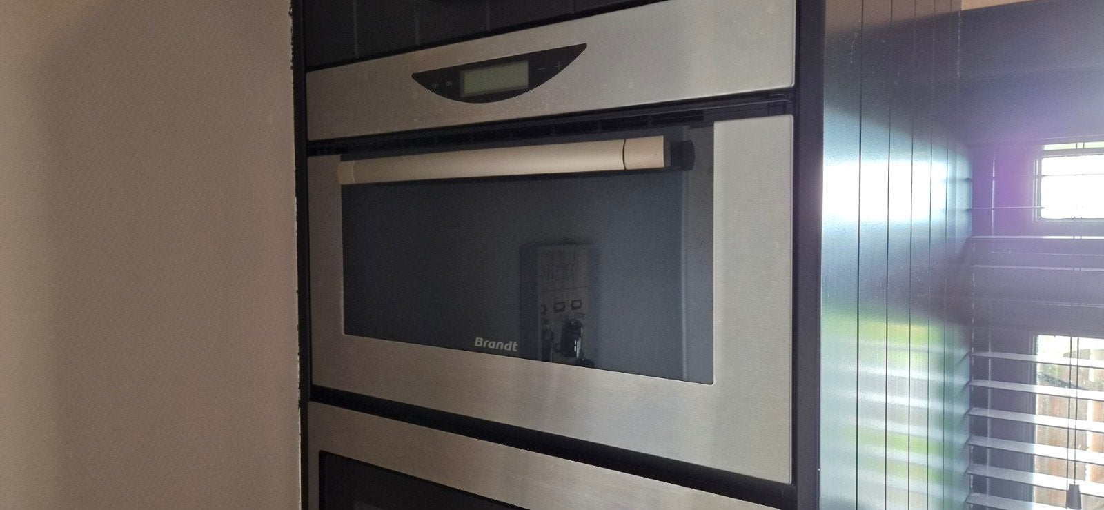 Brandt stoomoven, 60x38, amper gebruikt., Witgoed en Apparatuur, Ophalen, Minder dan 45 cm, Overige merken, 45 tot 60 cm