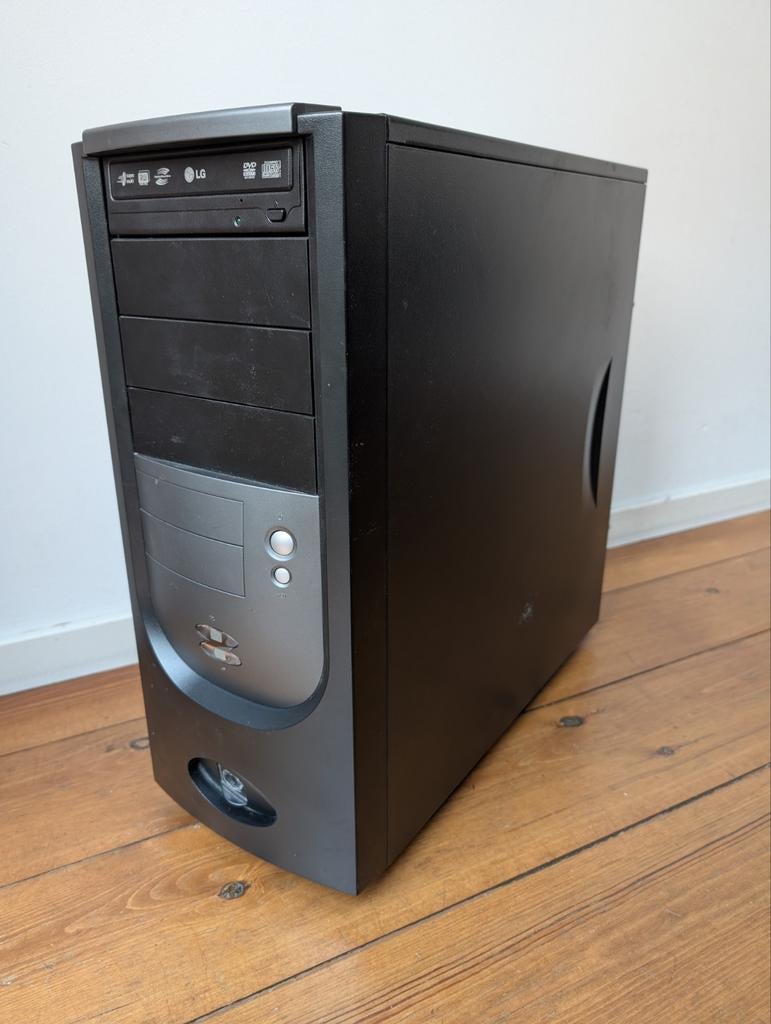 Computerkast met voeding, ATX, Ophalen of Verzenden, Gebruikt