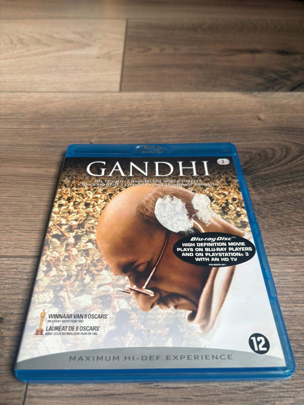 Gandhi blu ray nederlandse uitgave, Ophalen of Verzenden, Zo goed als nieuw, Actie