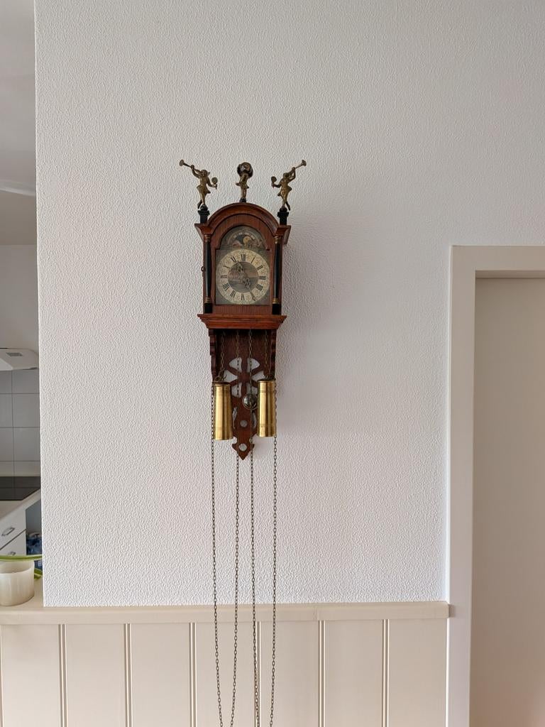 Antieke Friese staartklok, Antiek en Kunst, Ophalen