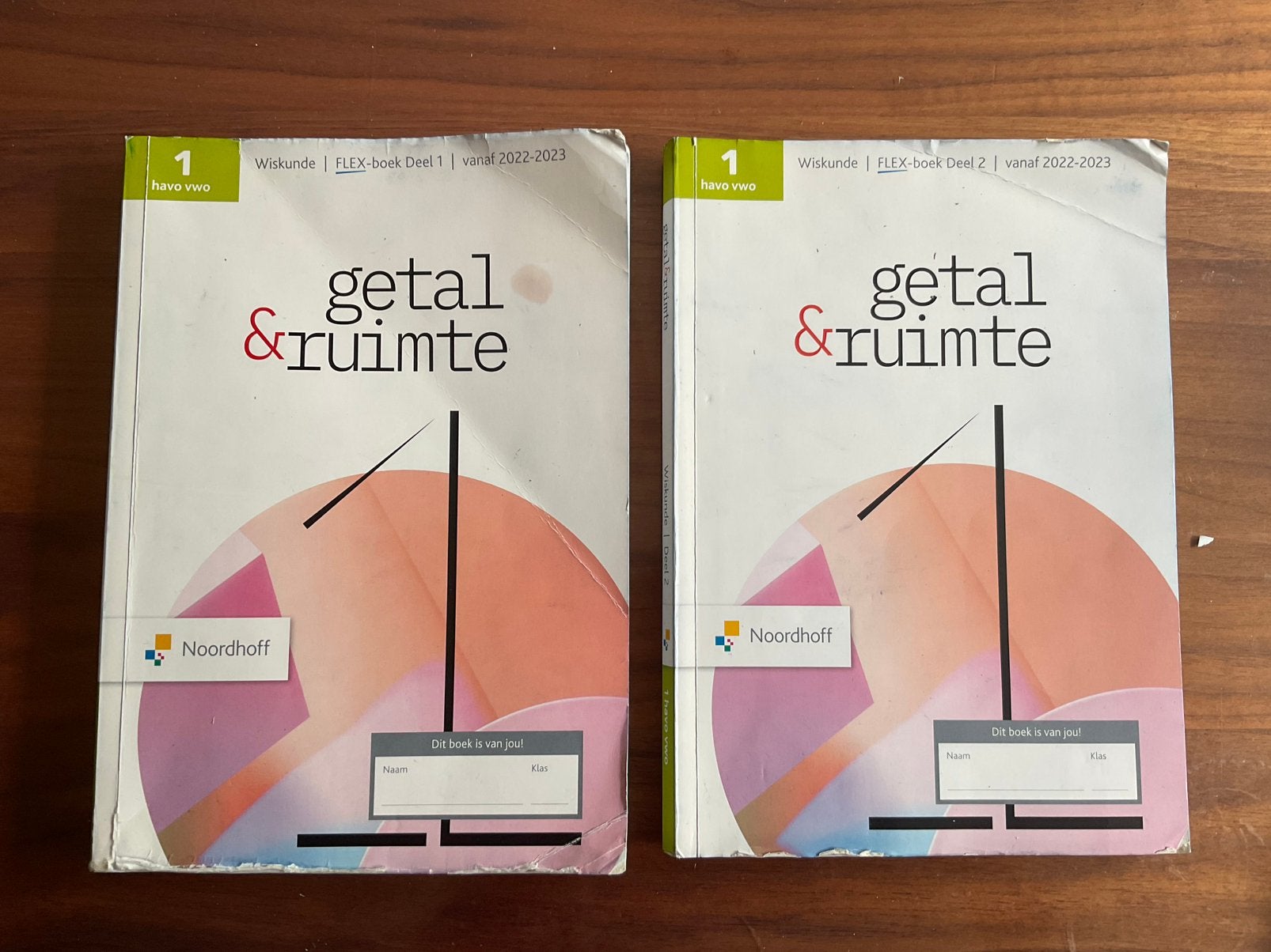 Getal en Ruimte - Wiskunde - Havo/VWO 1 - Flex-boek 1 en 2, Ophalen of Verzenden, Gelezen, Overige niveaus, Overige vakken