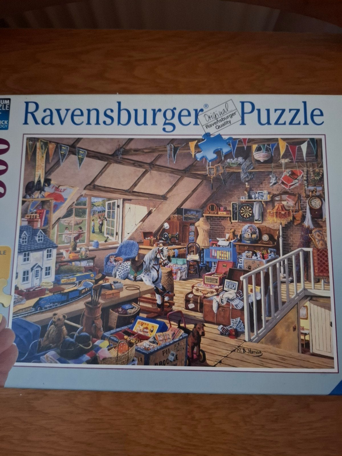 XL stukjes Puzzel van Ravensburger  Zolder, Ophalen of Verzenden, 500 t/m 1500 stukjes, Zo goed als nieuw