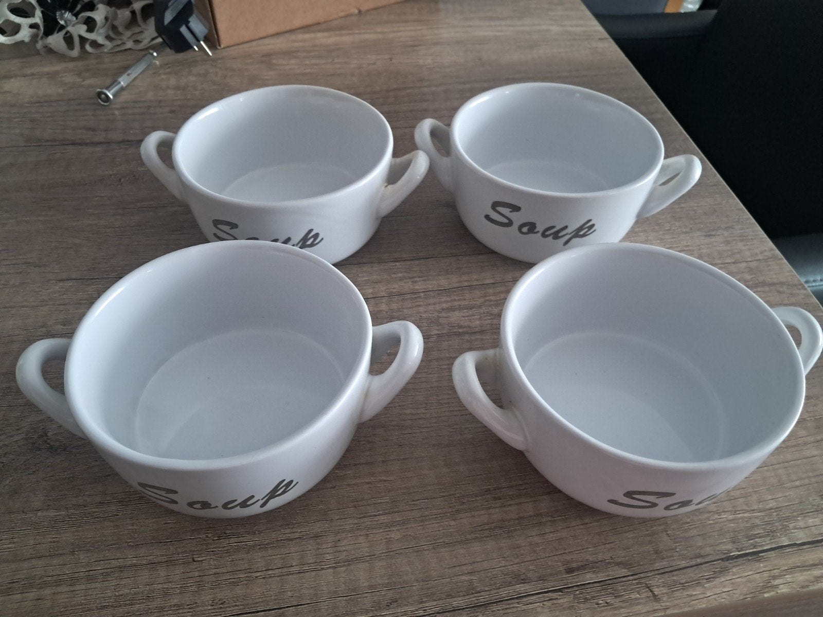 Gusta soepkommen - set van 4, Ophalen of Verzenden, Zo goed als nieuw, Overige merken, Kom(men)