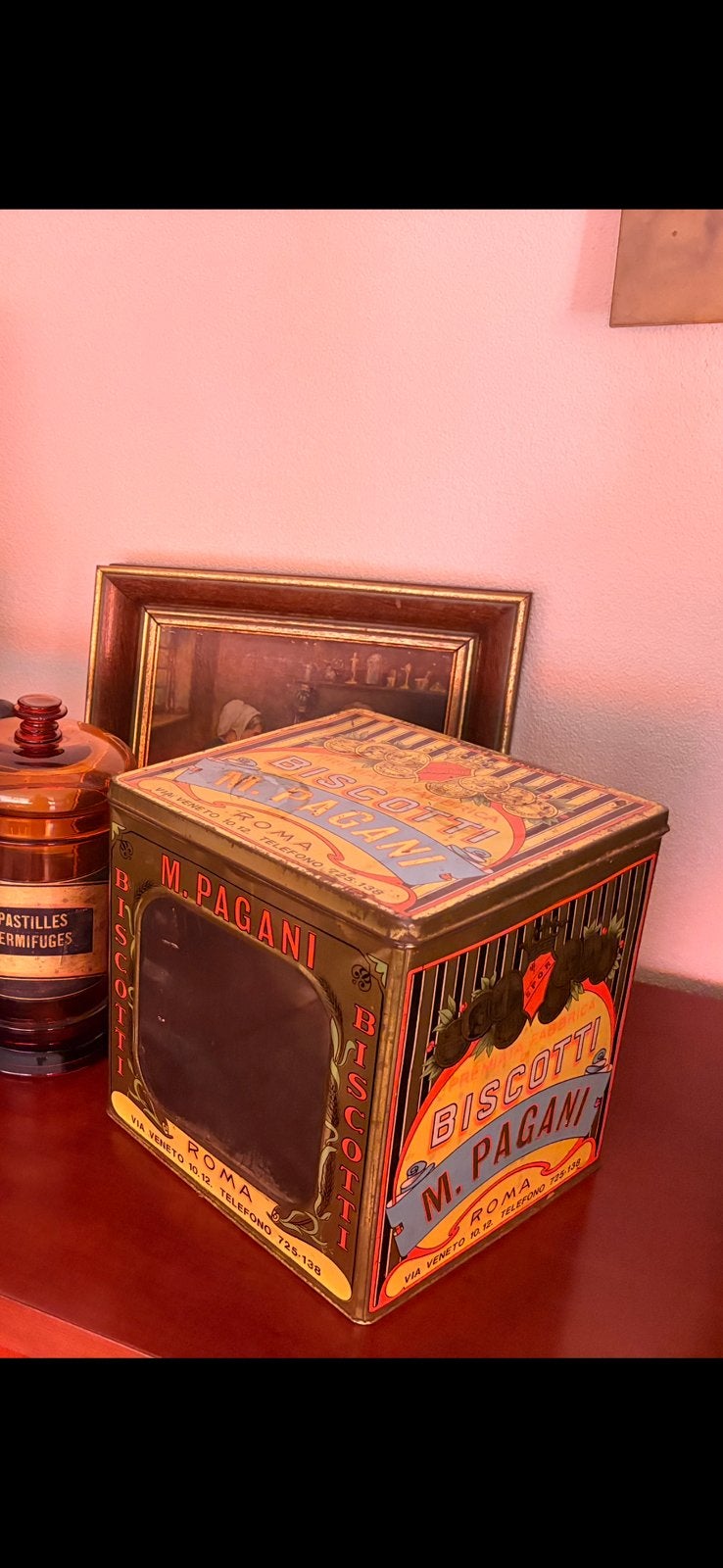 Art Nouveau Toonbank / vensterblik / koekjesdisplay 1920-‘40, Ophalen of Verzenden