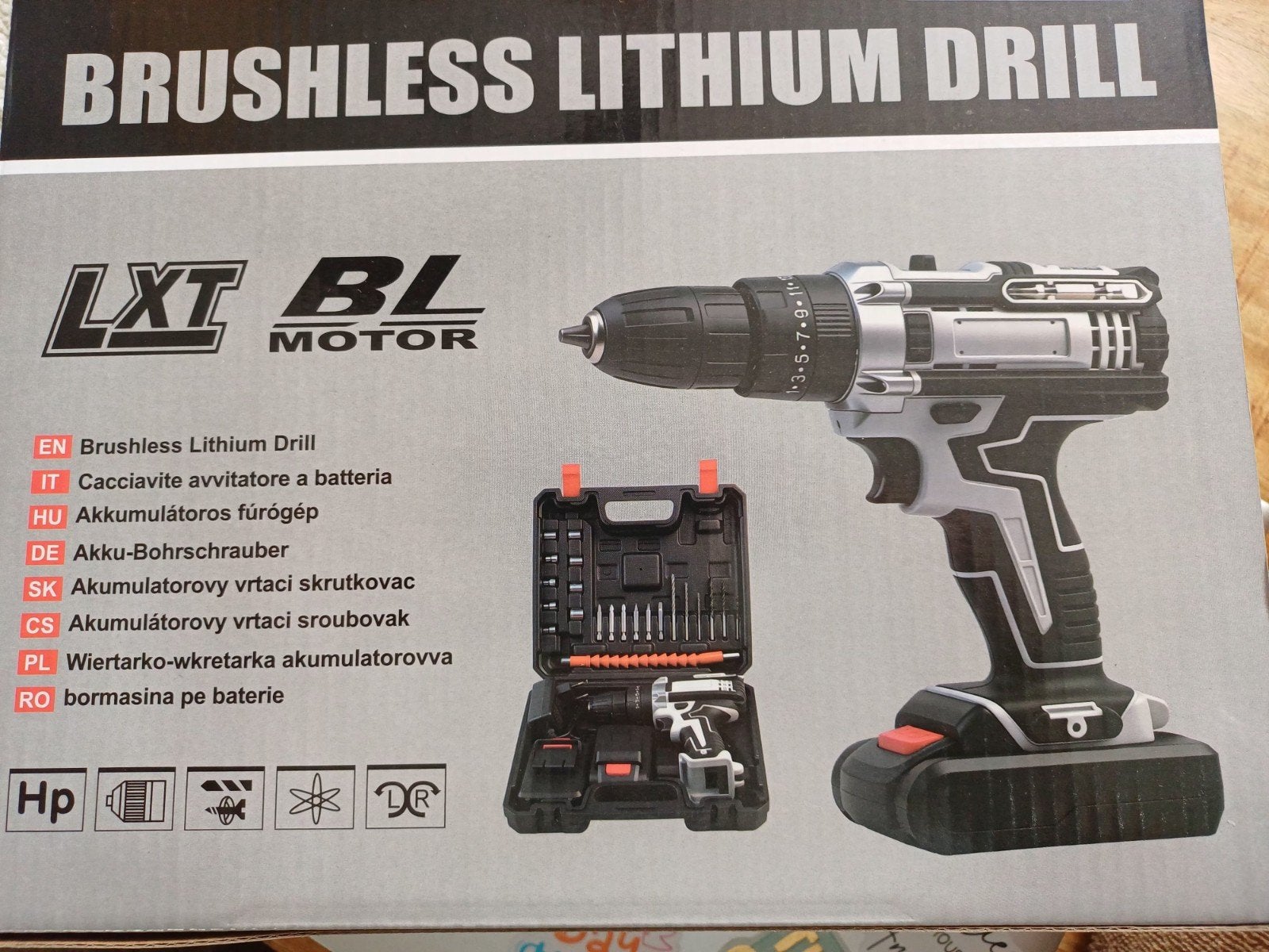 Brushless Lithium Boor en Schroefmachine met Accu's 21v, Doe-het-zelf en Verbouw, 600 watt of meer, Variabele snelheid, Nieuw