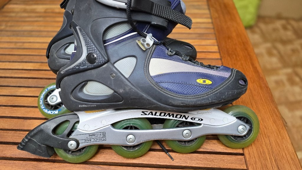 Salomon DR120 skates, maat 45, Gebruikt, Dames, Inline skates 4 wielen, Salomon