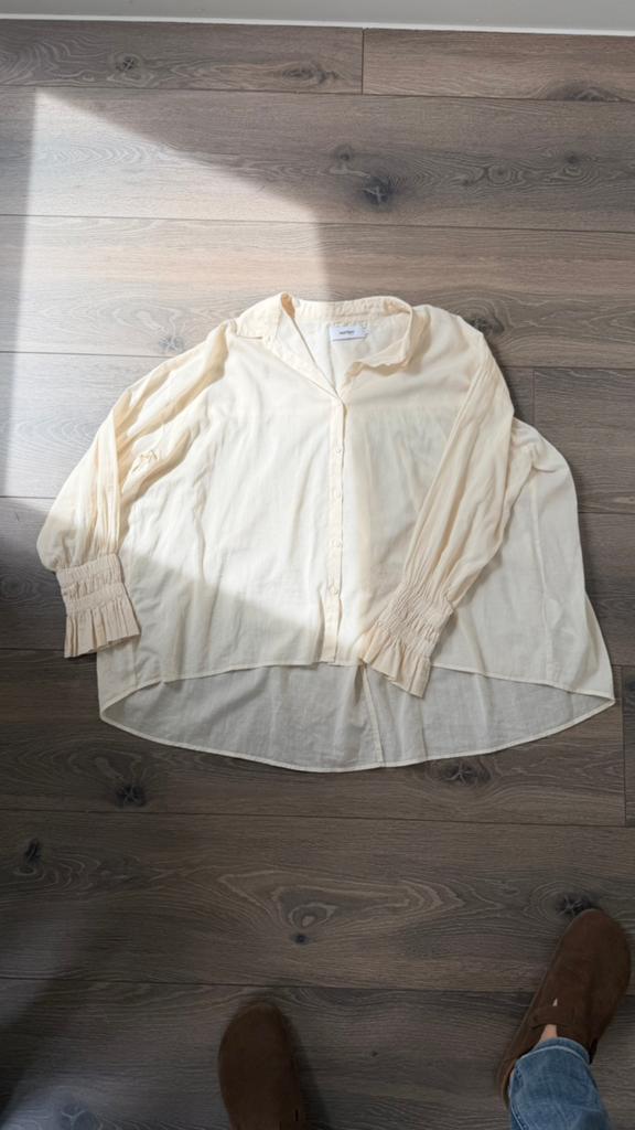 NOTSHY Blouse Maat S - Valt Ruim, Ophalen of Verzenden, Zo goed als nieuw, Maat 36 (S), Beige