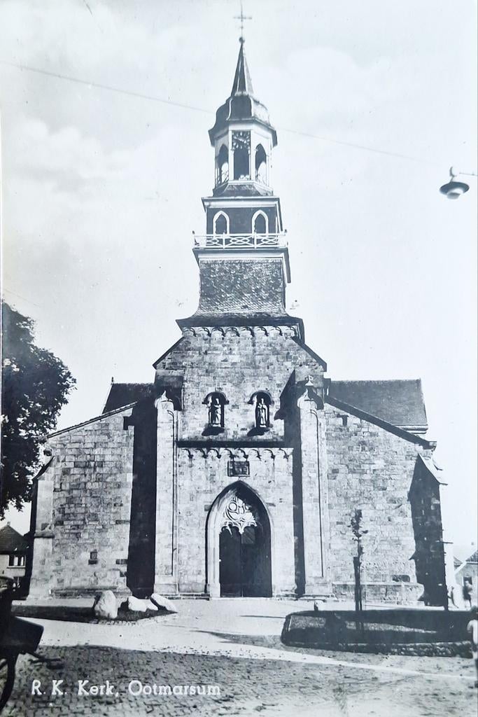 Fotokaart Ootmarsum - R.K. Kerk, Ophalen of Verzenden, Ongelopen, Overijssel