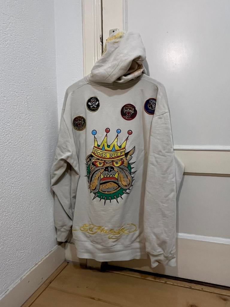 EdHardy zip hoodie 2Xl, Kleding | Heren, Ophalen of Verzenden, Zo goed als nieuw