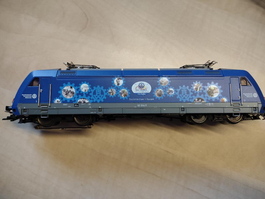 Märklin H0 37391 Elektrische locomotief “THW”, nieuww. OVP, Hobby en Vrije tijd, Modeltreinen | H0, Locomotief, Gelijkstroom of Wisselstroom