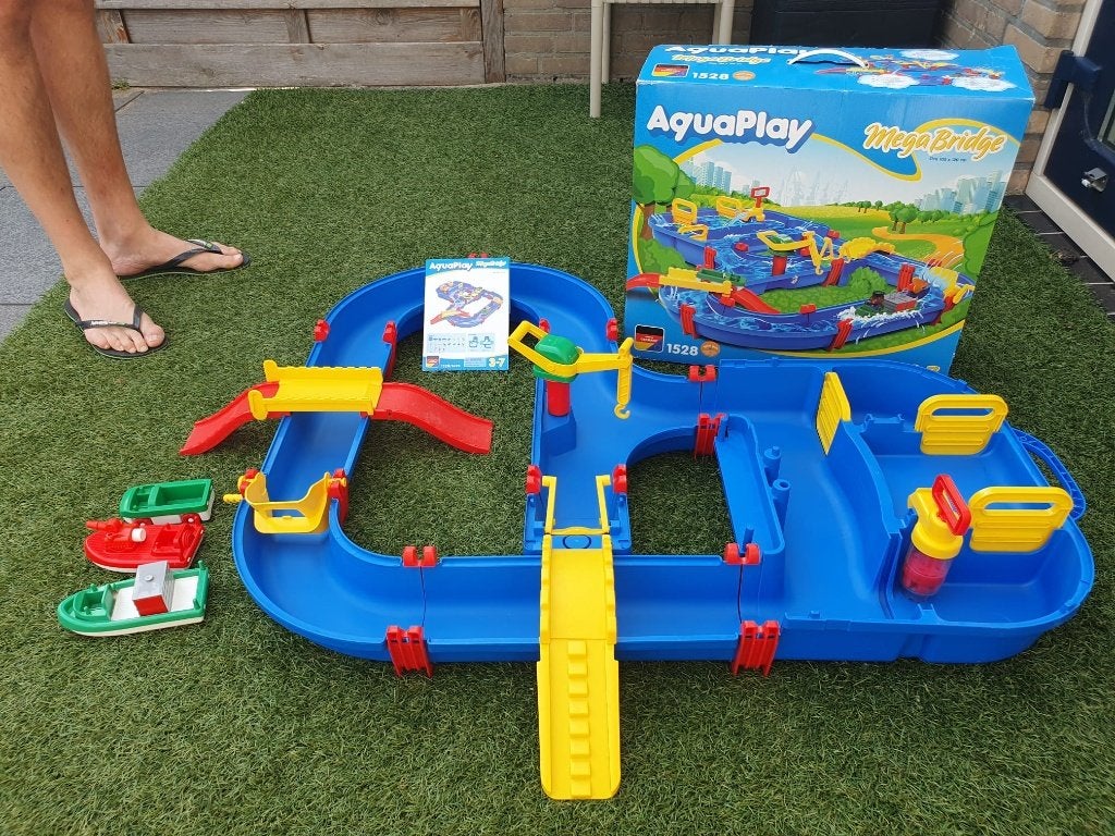 AquaPlay 1528 - Mega Bridge, 105 x120cm, Kinderen en Baby's, Speelgoed | Buiten | Los speelgoed, Ophalen, Gebruikt