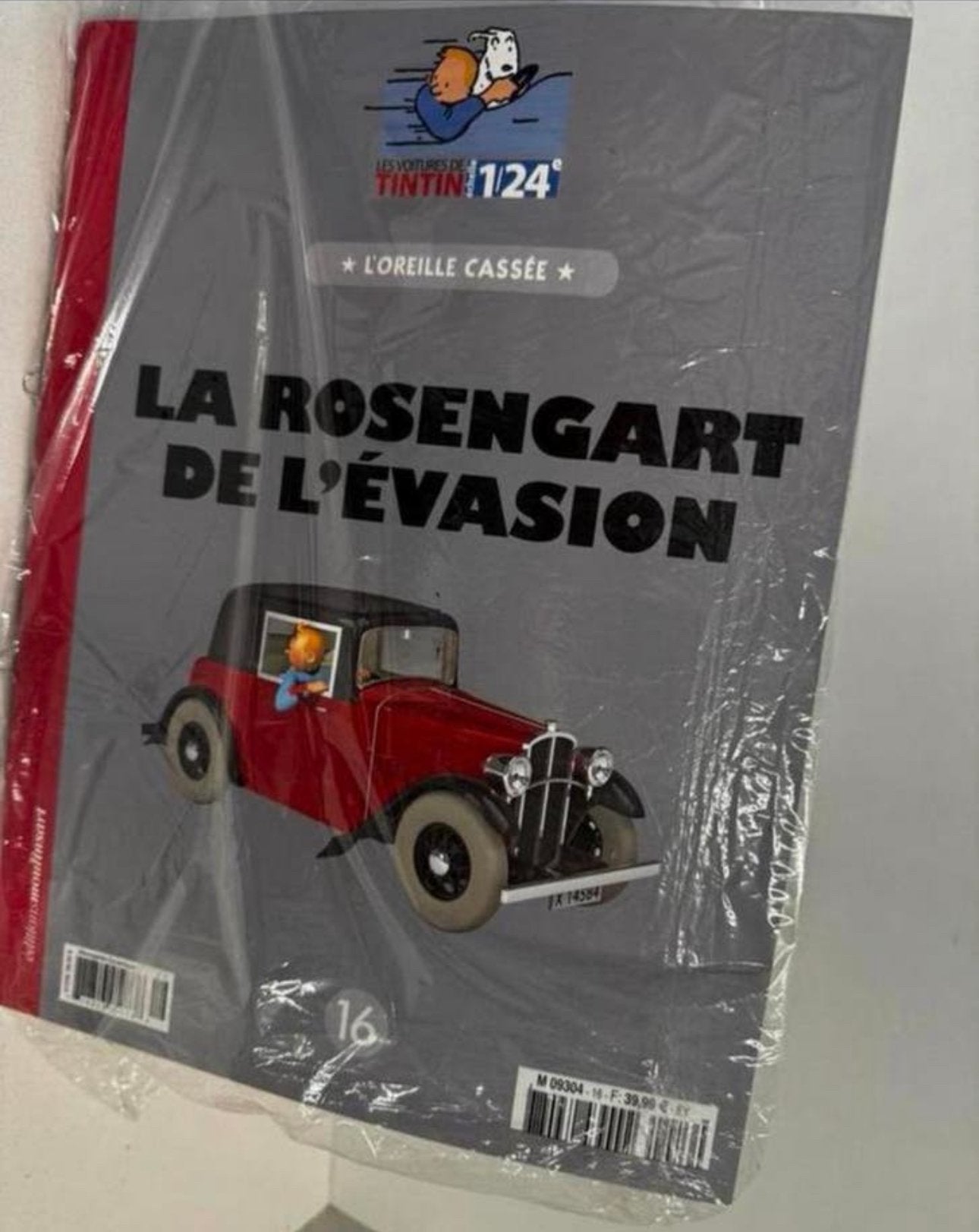 Kuifje auto 1:24 de rosengart uit gebroken oor nr 16, Ophalen of Verzenden, Kuifje, Nieuw, Beeldje of Figuurtje
