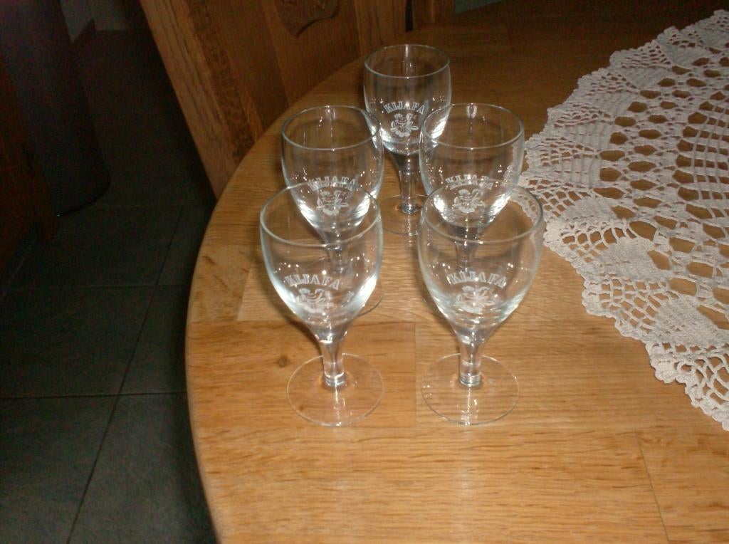 Set van 5 nieuwe kijjafa glazen, Verzamelen, Ophalen of Verzenden, Nieuw, Overige typen