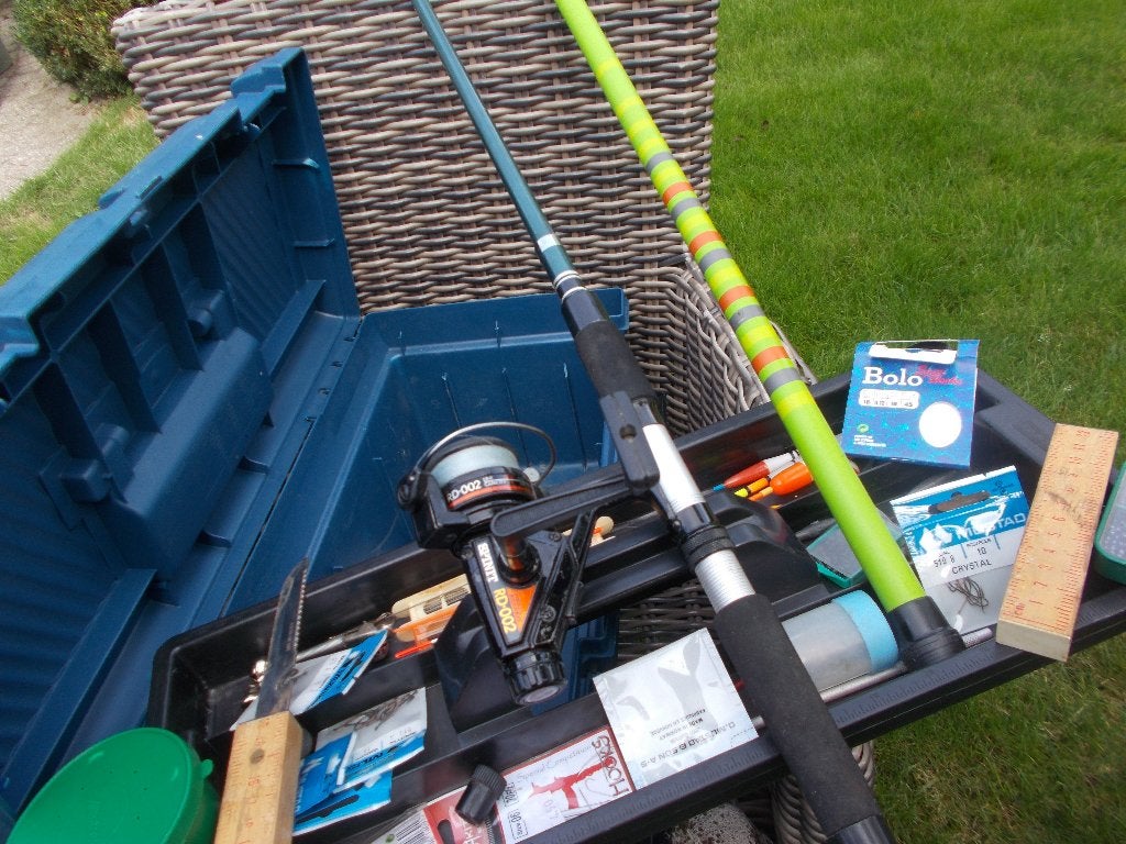 Complete binnenwater hengelset . Direct visklaar, Watersport en Boten, Ophalen, Gebruikt, Complete hengel