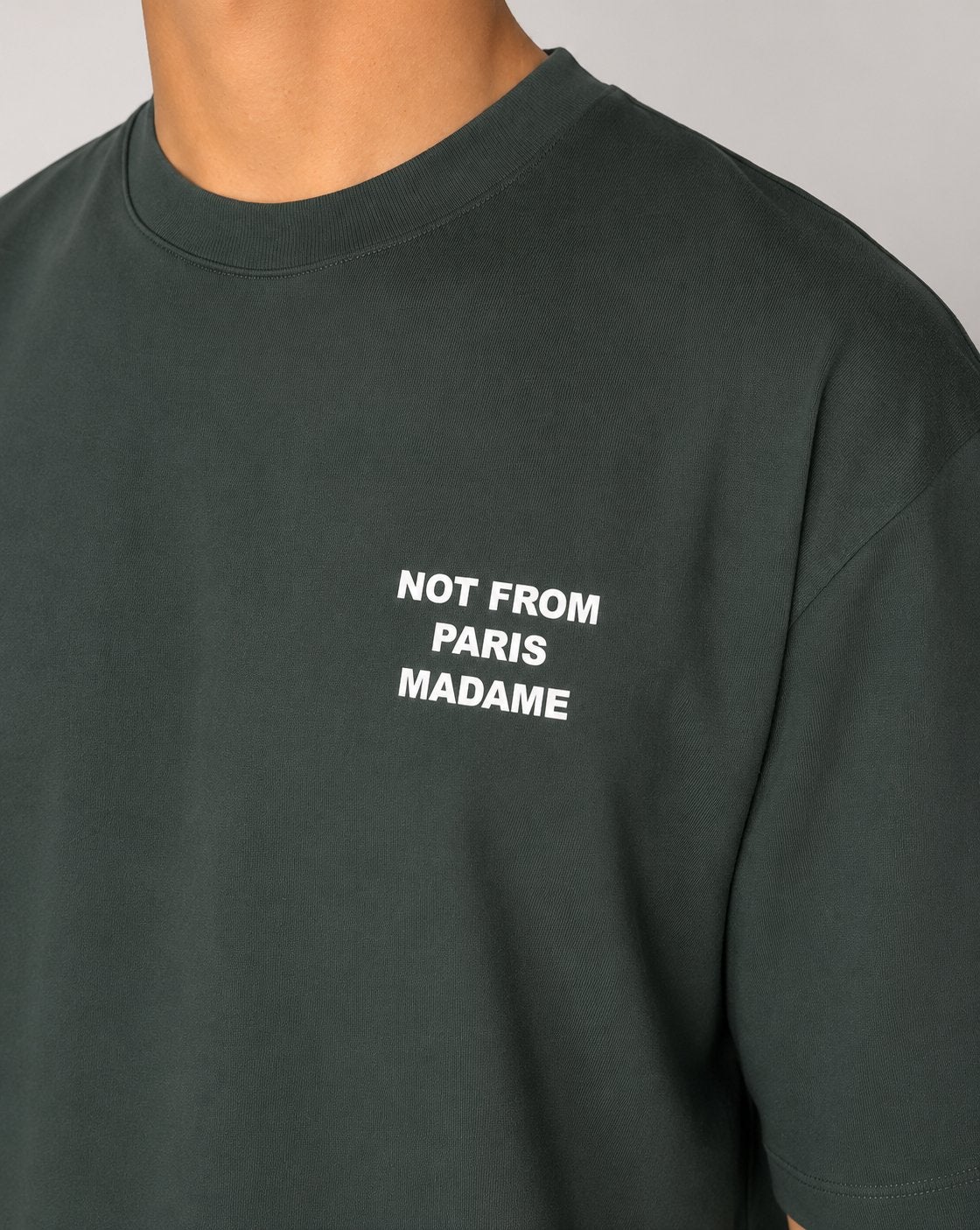Drole de Monsieur not from paris shirt polo tshirt groen, Ophalen of Verzenden, Zo goed als nieuw, Overige maten, Zwart