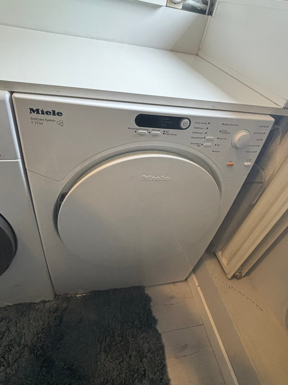 Miele SoftCare Wasdroger T 7734, Ophalen, 6 tot 8 kg, Luchtafvoer, Zo goed als nieuw