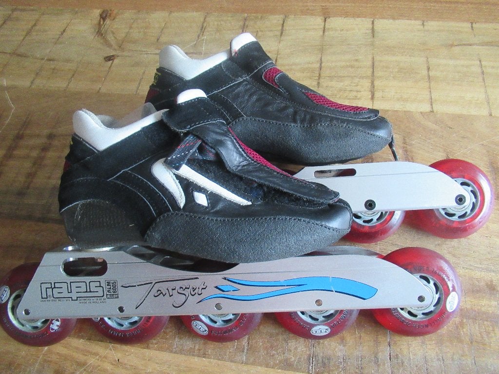 Mondo schoen met Raps Target skeelers maat 35, Inline skates 5 wielen, Ophalen of Verzenden, Zo goed als nieuw, Dames