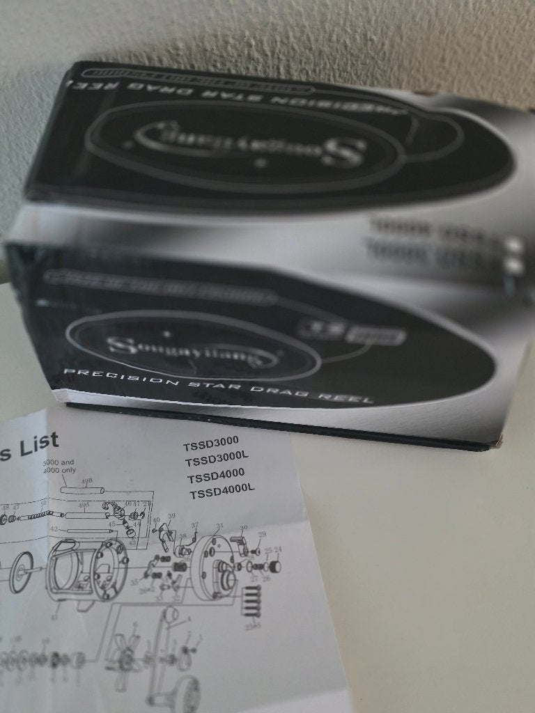 Nieuwe Tsunami Precision Star Drag Reel (TSSD4000), Verzenden, Nieuw, Molen