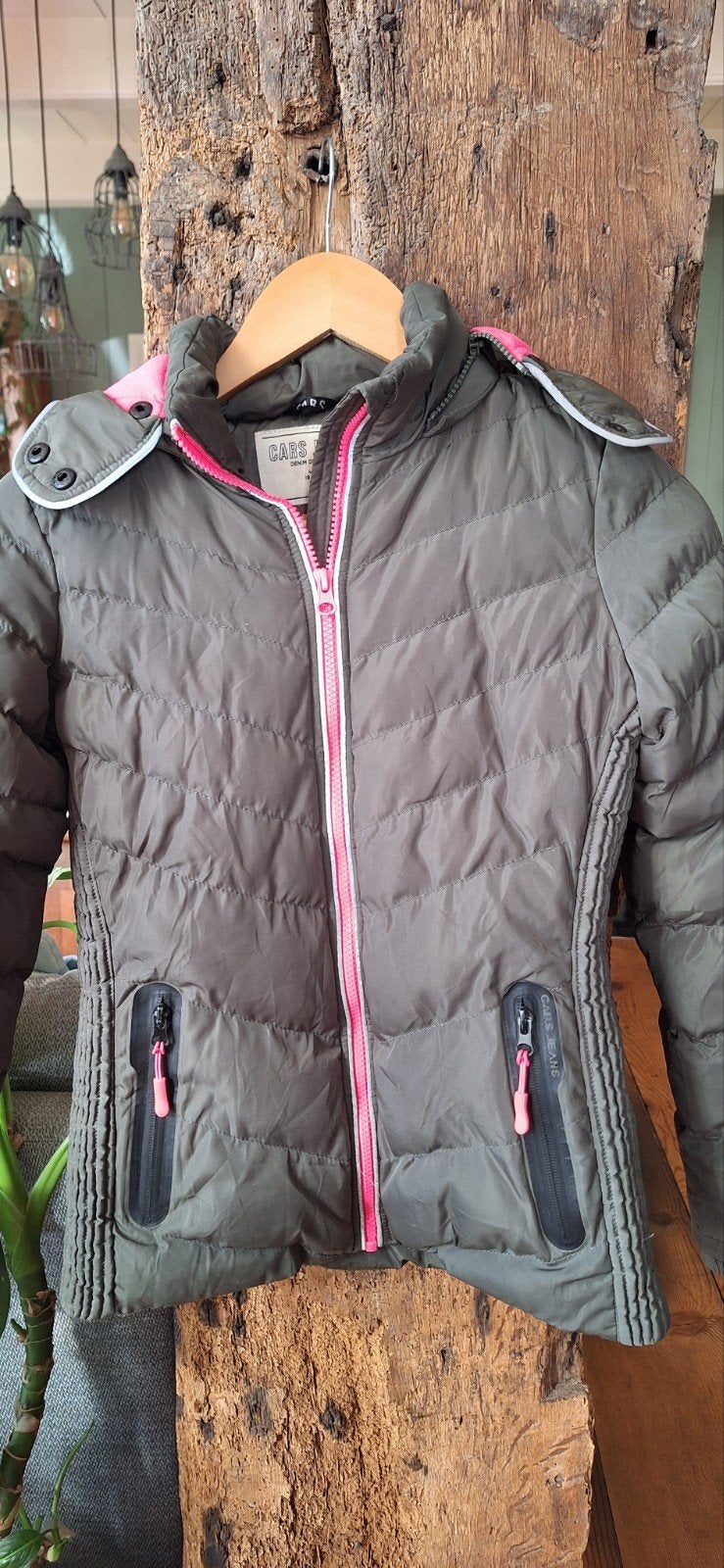 cars jeans winterjas maat 152, Ophalen of Verzenden, Zo goed als nieuw, Cars Jeans, Meisje