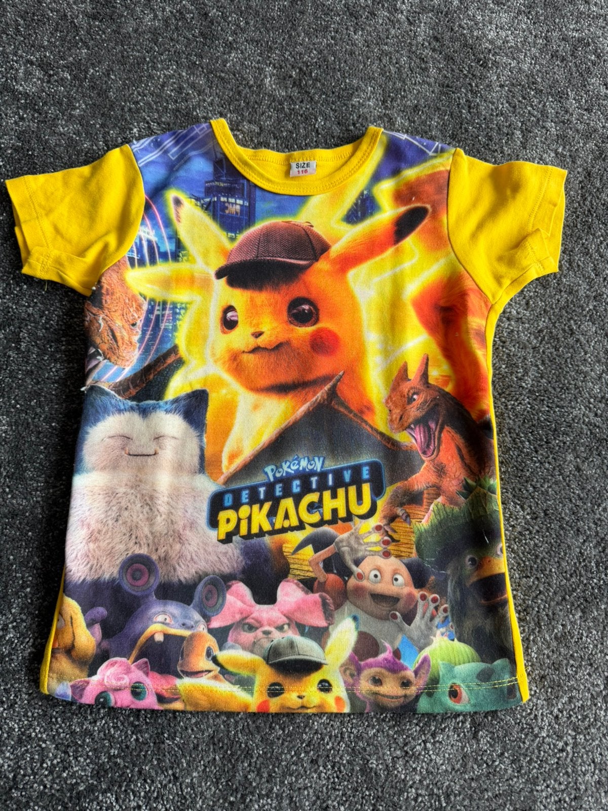Pokemon shirt maat 116. Nieuwstaat, Ophalen of Verzenden, Zo goed als nieuw, Jongen of Meisje, Shirt of Longsleeve