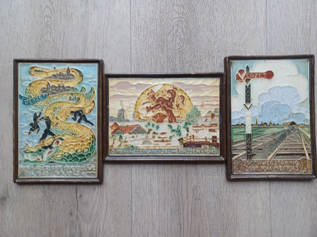 porceleyne fles Cloisonne tegels delft, Antiek en Kunst, Ophalen