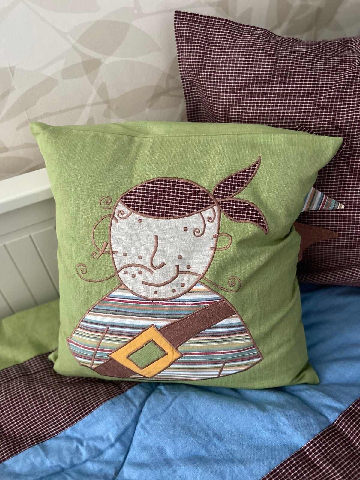 Beddengoed kinderkamer markthandel, Ophalen, Nieuw, Blauw, Vierkant