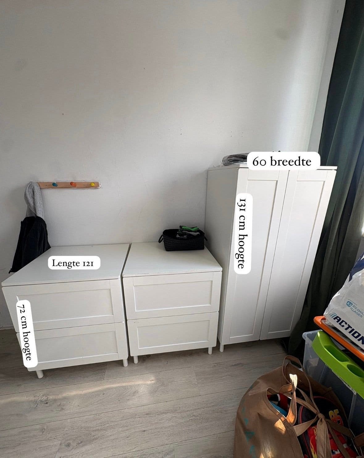 Compleet peuterkasten Nieuw !, Ophalen, Zo goed als nieuw, Minder dan 50 cm