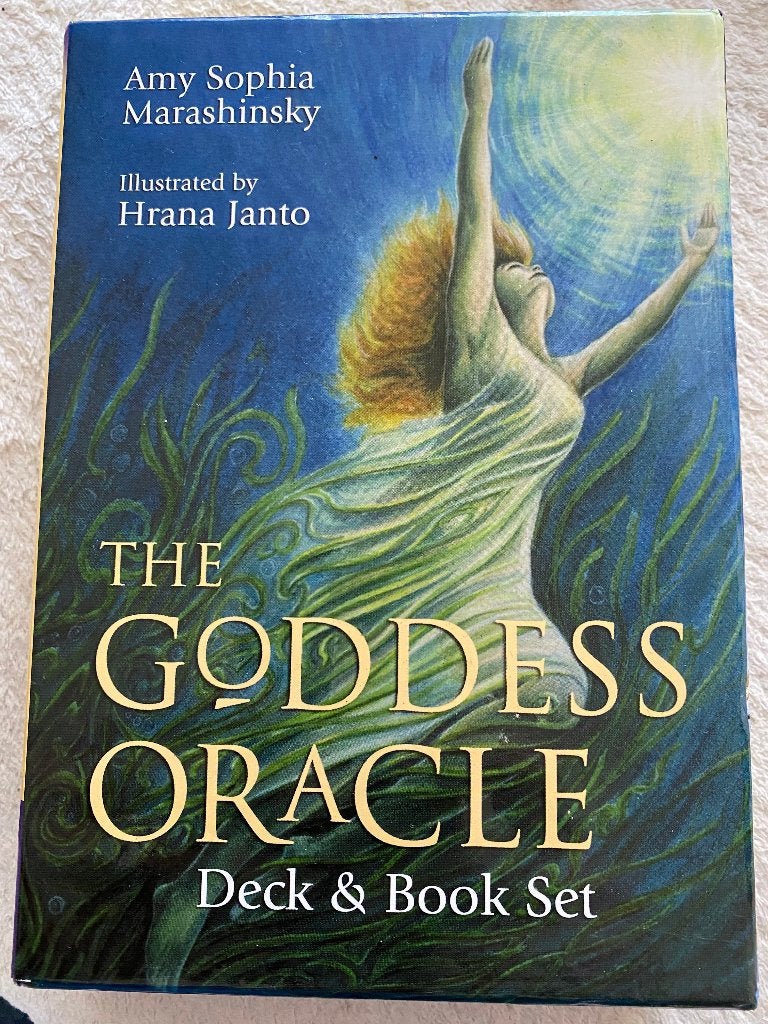 The Goddess Oracle, Tarot of Kaarten leggen, Ophalen of Verzenden, Zo goed als nieuw, Instructieboek