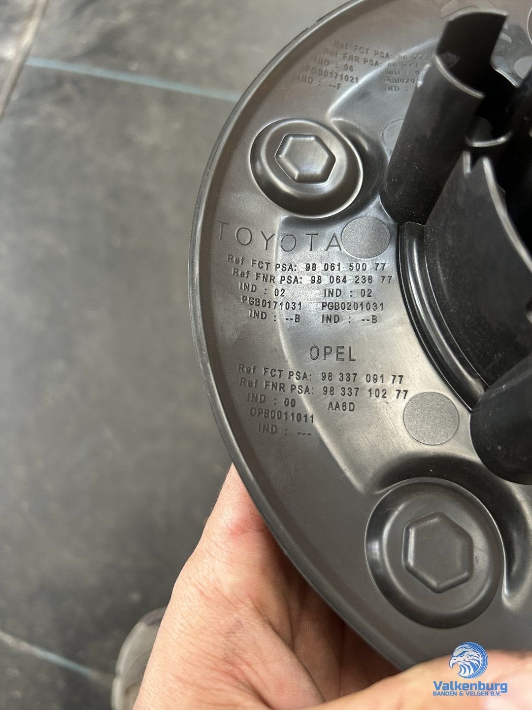 ORIGINELE Opel Vivaro C naafkap naafdop wieldop set zwart, Gebruikt, -, Verzenden, -