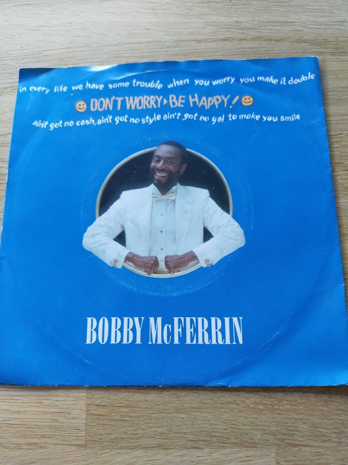 Bobby McFerrin , don't worry be happy, Cd's en Dvd's, Vinyl Singles, Ophalen of Verzenden, Zo goed als nieuw, Pop