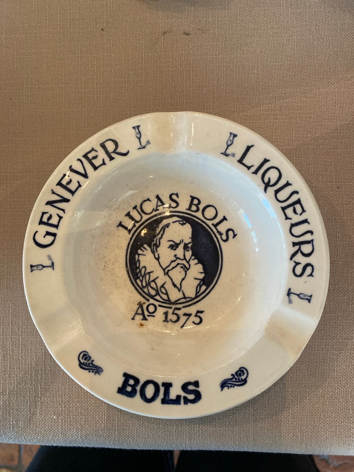 Vintage Lucas Bols Jenever & Likeuren asbak - Royal Sphinx, Ophalen
