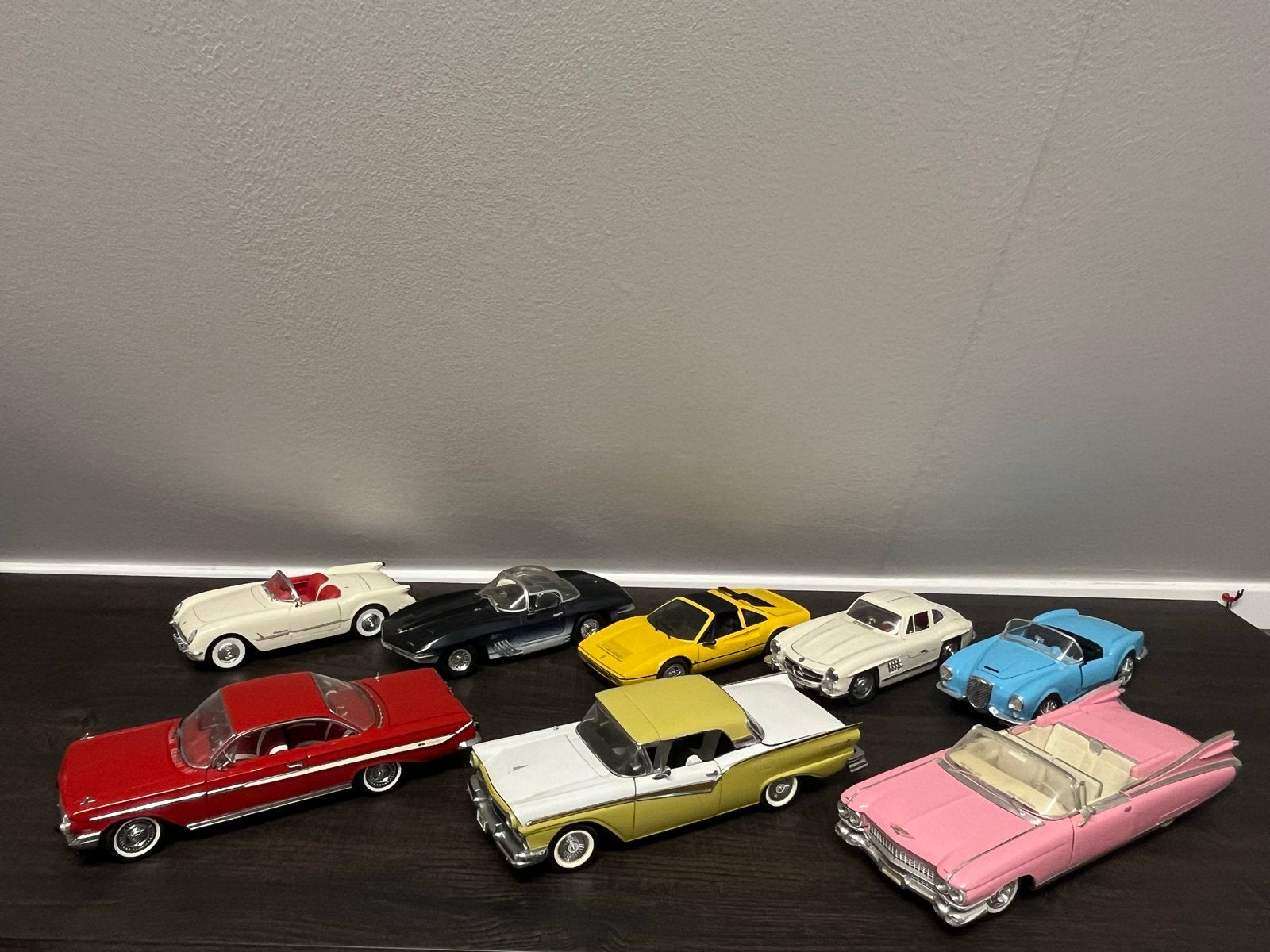 Acht mooie 1:18 schaalmodellen, Ophalen of Verzenden, Gebruikt, Auto, Overige merken